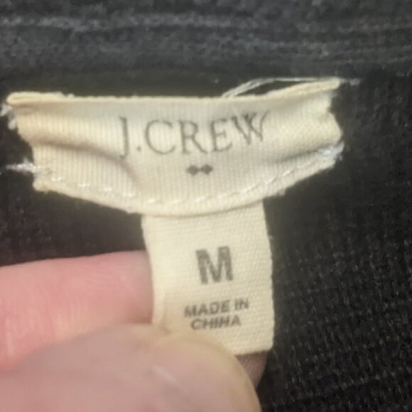 J. Crew Size Medium Black Single Button Jacket - Picture 6 of 15